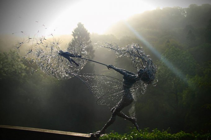 Воздушные скульптуры из проволоки Robin Wight
